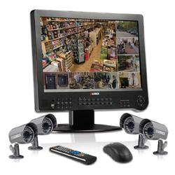 LOREX Lorex L19WD804321 8-Channel Video Surveillance System - 4 x Camera, Monitor, Digital Video Recorder - 19 Active Matrix TFT Color LCD - H.264 Formats - 320GB Ha
