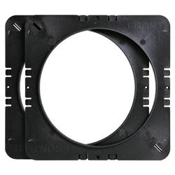 M & S SYSTEMS M&S Systems Ceiling Speaker Rings - Aluminum - MR8C: Ceiling Speaker Mounting Ring Pair