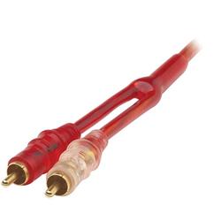 Metra METRA Raptor Red Hot Series RCA Audio Cable - 1.5ft - Red