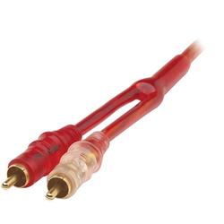 Metra METRA Raptor Red Hot Series RCA Audio Cable - RCA - 10ft - Red