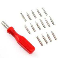Eforcity Magnetic Screwdriver Set 15 bits for Cellphones / Computers / Gaming Devices Includes: T6 / TORX /