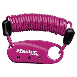 Master Lock 1551DAST Lock and Leash Backpack Padlock - Assorted Colors