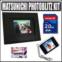 Matsunichi PF-5E Photoblitz 5.6 Inch Digital Picture Frame With Accessory Kit
