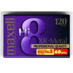 Maxell 8mm Videocassette - 8mm - 120Minute - LP