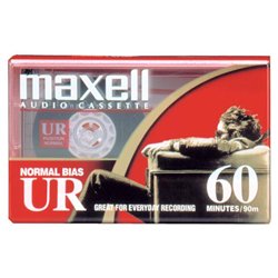 Maxell UR Type I Audio Cassette - 1 x 60Minute - Normal Bias