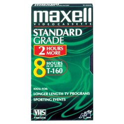 Maxell VHS Videocassette - VHS - 160Minute (213010)