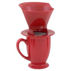 Melitta 64011R Ready Set Joe Mug and Cone ( RED )