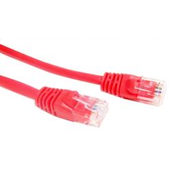 MICRO CONNECTORS Micro Connectors Cat. 6 Patch Cable - 1 x RJ-45 - 1 x RJ-45 - 5ft - Red