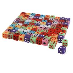 Eforcity Mini 5 mm Dice, Mixed Color, 100 Piece by Eforcity
