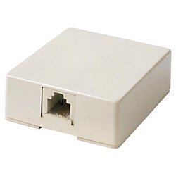 RCA Modular Phone Mounting Box - Ivory