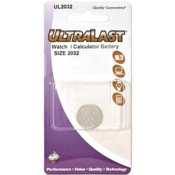 Ultralast NABC UltraLast UL2032 Lithium Button General Purpose Battery - 3V DC - General Purpose Battery