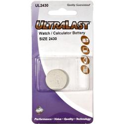 Ultralast NABC UltraLast UL2430 Lithium Button General Purpose Battery - 3V DC - General Purpose Battery