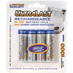 Ultralast NABC UltraLast UL4AA Nickel-Metal Hydride AA General Purpose Battery - Nickel-Metal Hydride (NiMH) - 1.2V DC - General Purpose Battery