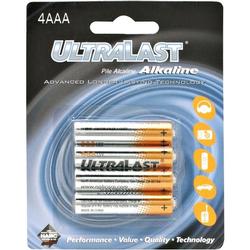 Ultralast NABC UltraLast ULAA4AAA AAA Size General Purpose Battery - Alkaline - General Purpose Battery