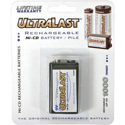 Ultralast NABC UltraLast ULN9V General Purpose Battery - Nickel-Cadmium (NiCd) - 9V DC - General Purpose Battery