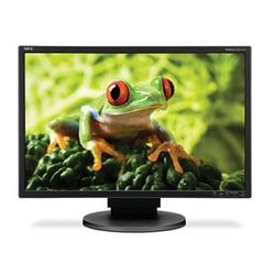 NEC Display MultiSync EA241WM-BK Widescreen LCD Monitor - 24 - 1920 x 1200 @ 60Hz - 5ms - 0.27mm - 1000:1 - Black