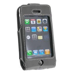 Eforcity NEW BLACK LEATHER CASE SKIN CLIP FOR iPhone 1st Gen (NOT for iPhone 3G) 3G 8GB 16GB by Eforcity