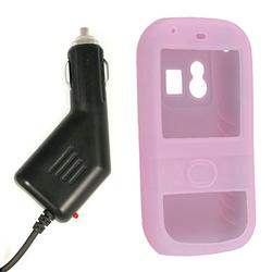 Eforcity NEW PInk Toner SKIN CASE FOR PALM AT&T CENTRO 690 / Car Automobile CHARGER