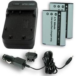 Accessory Power NIKON EN-EL11 Equivalent Charger & Battery 2-Pk Combo for OEM MH-64 for Coolpix S550 Digital Cameras
