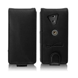 BoxWave Corporation NTT docomo HT-01A Designio Leather Case (Vertical Flip Cover)