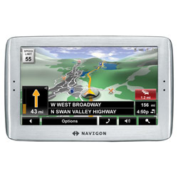 NAVIGON (DT) Navigon 8100T - Portable GPS System w/ Preloaded Maps - Text-to-Speech - Free Real-Time Traffic