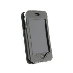 Eforcity New Black Leaher Case Skin For iPhone 3G 2 Gen 8GB 16GB by Eforcity