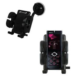 Gomadic Nokia 7900 Prism Flexible Car Windshield Holder - Brand