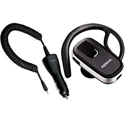 Nokia Inc Nokia BH-208 Bluetooth Headset, w/ Nokia DC-4 Mobile Charger