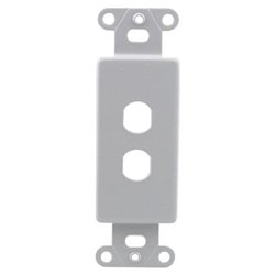 OEM Systems 2 Socket Decorator-Style Insert - Gray