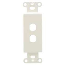 OEM Systems 2 Socket Decorator-Style Insert - Ivory