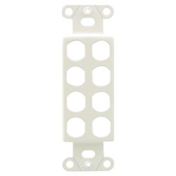 OEM Systems 8 Socket Decorator-Style Insert - Ivory