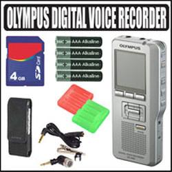 Olympus DS-2400 142015 Digital Voice Recorder With Accessory Kit