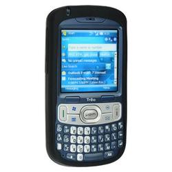 IGM Palm Treo 800w Silicone Protection Skin Case - Black + Screen Protector LCD Guard