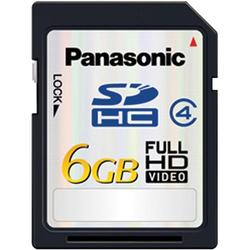 Panasonic Consumer Panasonic 6GB Secure Digital High Capacity (SDHC) Card - Class 4 - 6 GB