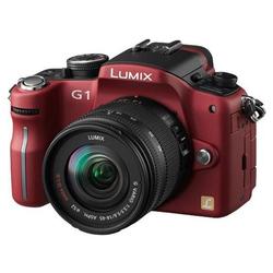 Panasonic DMC-G1 Lumix DSLR 12 Megapixel Digital Camera - Red