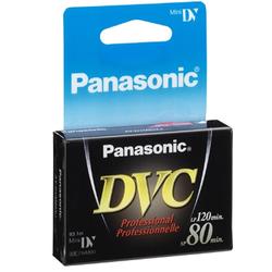 Panasonic DVM-80XJ1 Professional-Quality miniDV Videocassette
