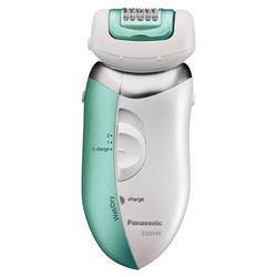 Panasonic ES2046G Ladies Wet/Dry Two-Speed Epilator with Three Heads - Mint Green