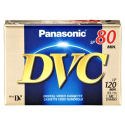 PANASONIC CAMCORDERS Panasonic Mini-DV Cassette - MiniDV - 80Minute