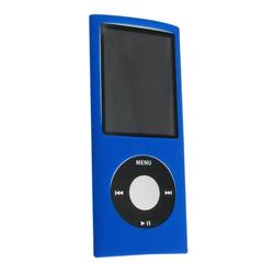 Eforcity Patterned Silicone Skin Case for iPod Gen 4 Nano, Dark Blue by Eforcity