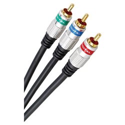 Petra Digital Component Video Bulk Cable - 3 x RCA - 3 x RCA - 25ft