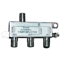 Petra S15-03/SOL 2.4GHz High-Frequency Splitters (3-Way)