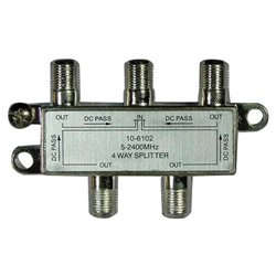 Petra S15-04/SOL 2.4GHz High-Frequency Splitters (4-Way)