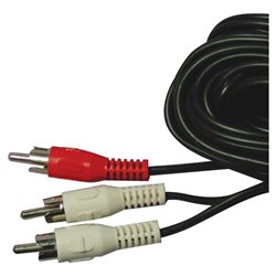 Petra Stereo Audio Cable - RCA - 25ft
