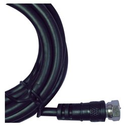 Petra Video Cable - 1 x F-connector - 1 x F-connector - 6ft - Black (SEI 205-015BK)