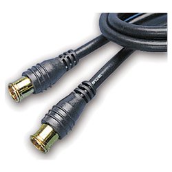 Petra Video Cable - 1 x F-connector - 1 x F-connector - 6ft - Black (SEI#PP205-115BK)
