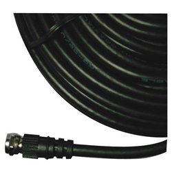Petra Video Cable - 1 x F-connector - 1 x F-connector - 75ft - Black