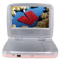Philips PET702P 7'' TFT LCD Portable DVD Player (Pink)