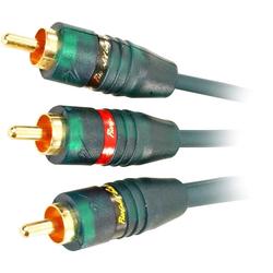 Phoenix Gold Silver 500 Audio/Video Cable - 3 x RCA - 3 x RCA - 3.3ft