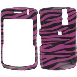 Wireless Emporium, Inc. Pink Zebra Snap-On Protector Case Faceplate for Blackberry Curve 8300/8310/8320/8330