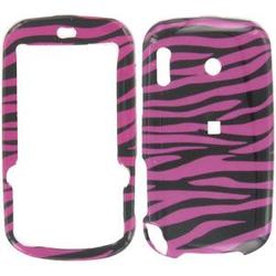 Wireless Emporium, Inc. Pink Zebra Snap-On Protector Case Faceplate for Palm Treo Pro